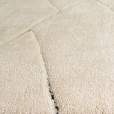 Sanctuary Rugs Cream Black Liege Power-Loomed Rug