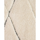 Sanctuary Rugs Cream Black Liege Power-Loomed Rug