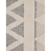 Sanctuary Rugs Cream Grey Lilly Power-Loomed Rug