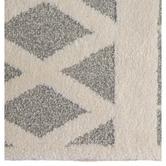 Sanctuary Rugs Cream Grey Lilly Power-Loomed Rug