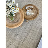 Sanctuary Rugs Light Grey Clara Wool-Blend Rug