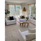 Sanctuary Rugs Light Grey Clara Wool-Blend Rug
