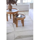 Beige Loki Abstract Rug | Temple & Webster