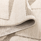 Sanctuary Rugs Beige Loki Abstract Rug