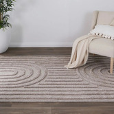 Sanctuary Rugs Beige Aster Contemporary Rug