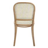 Kayla Bay by Temple & Webster Luca Beech & Rattan Dining Chairs