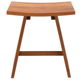 Kayla Bay by Temple &amp; Webster Small Clement Teak Stool