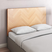 Kayla Bay by Temple & Webster Dion Herringbone Queen Headboard