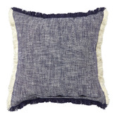 Kayla Bay by Temple &amp; Webster Fringed Arbor Cotton Cushion