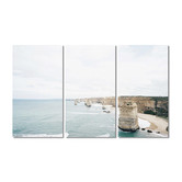 Kayla Bay by Temple &amp; Webster Twelve Apostles Stretched Canvas Wall Art Triptych