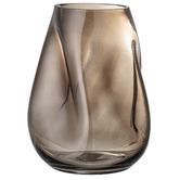 Kayla Bay by Temple &amp; Webster Brown Twisted Glass Vase