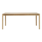 Kayla Bay by Temple & Webster Hemingway Solid Ash Wood Dining Table