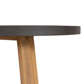 Elkstone 120cm Mara Composite Stone &amp; Acacia Wood Dining Table