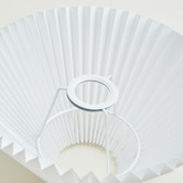 Curvae Sino Pleated Fabric Lamp Shade