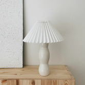 Curvae Sino Pleated Fabric Lamp Shade