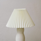 Curvae Sino Pleated Fabric Lamp Shade