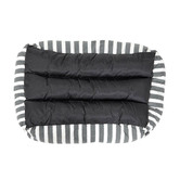 Mog &amp; Bone Hamptons Stripe Cotton Bolstered Dog Bed