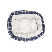 Mog &amp; Bone Check 4 Seasons Cotton Round Dog Bed