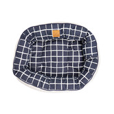 Mog &amp; Bone Check 4 Seasons Cotton Round Dog Bed