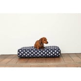 Mog &amp; Bone Navy Cross Classic Cushion Dog Bed