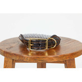 Mog &amp; Bone Leather &amp; Cotton Rope Dog Collar
