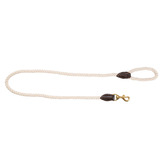 Mog &amp; Bone 120cm Classic Leather &amp; Cotton Rope Dog Lead