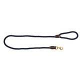 Mog &amp; Bone 120cm Classic Leather &amp; Cotton Rope Dog Lead