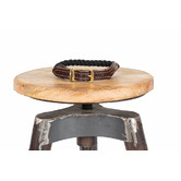 Mog &amp; Bone Leather &amp; Cotton Rope Dog Collar