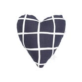 Mog &amp; Bone Check Cotton Heart-Shaped Pet Toy