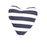 Mog &amp; Bone Hamptons Stripe Cotton Heart-Shaped Pet Toy