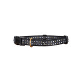 Mog &amp; Bone Black Metallic Cross Dog Collar