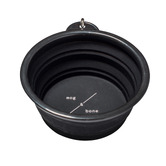 Mog &amp; Bone Black Travel Dog Bowl