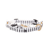 Mog &amp; Bone Black Mosaic Hemp Dog Collar