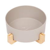 Mog &amp; Bone Single Bamboo Dog Bowl with Stand