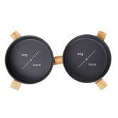 Mog &amp; Bone Double Bamboo Dog Bowl with Stand