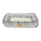 Mog &amp; Bone Bolster Cotton-Blend Dog Bed
