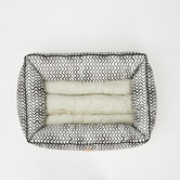 Mog &amp; Bone Bolster Cotton-Blend Dog Bed