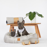 Mog &amp; Bone Wave 4 Seasons Cotton Round Dog Bed