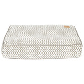 Mog &amp; Bone Mocha Wave Cotton Dog Bed