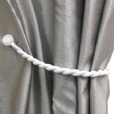 Castle Trimmings Weaved Cotton-Blend Magnetic Curtain Tieback