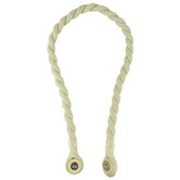 Castle Trimmings Weaved Cotton-Blend Magnetic Curtain Tieback