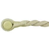 Castle Trimmings Weaved Cotton-Blend Magnetic Curtain Tieback