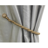 Castle Trimmings Weaved Cotton-Blend Magnetic Curtain Tieback