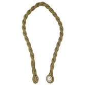 Castle Trimmings Weaved Cotton-Blend Magnetic Curtain Tieback