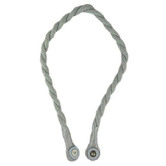 Castle Trimmings Weaved Cotton-Blend Magnetic Curtain Tieback
