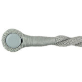 Castle Trimmings Weaved Cotton-Blend Magnetic Curtain Tieback