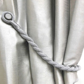 Castle Trimmings Weaved Cotton-Blend Magnetic Curtain Tieback