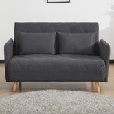 Palmgrove Lane Charcoal Liam 2 Seater Sofa Bed