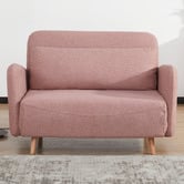 Palmgrove Lane Blush Liam Upholstered Sofa Bed