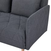 Palmgrove Lane Charcoal Liam 2 Seater Sofa Bed